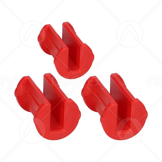 70mm Long Polyamide Guide Shoe Liner (Set of 3) to Suit 14mm Guide Rail