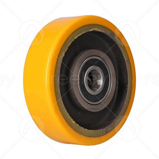 Polyurethane Guide Roller (125mm OD) with Cast Iron Core