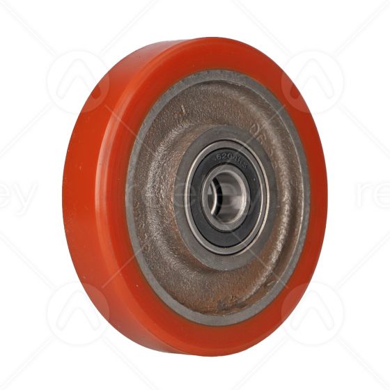 Polyurethane Guide Roller (130mm OD) with Cast Iron Core