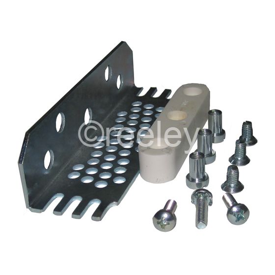 Mild Steel Universal Bracket with Nylon Gib (15mm Wide) & Fixings