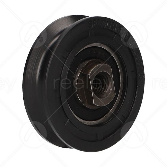 Nylon Door Hanger Roller with M10 Tapped Insert (V Track)