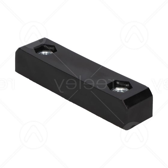 130mm Long Nylon Guide Shoe with M10 Tapped Holes