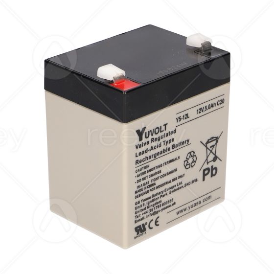 Yuvolt Rechargeable Lead Acid Battery 12V 5Ah