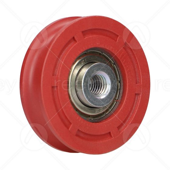 Hanger Roller with M8 Tapped Insert (Curved Track)