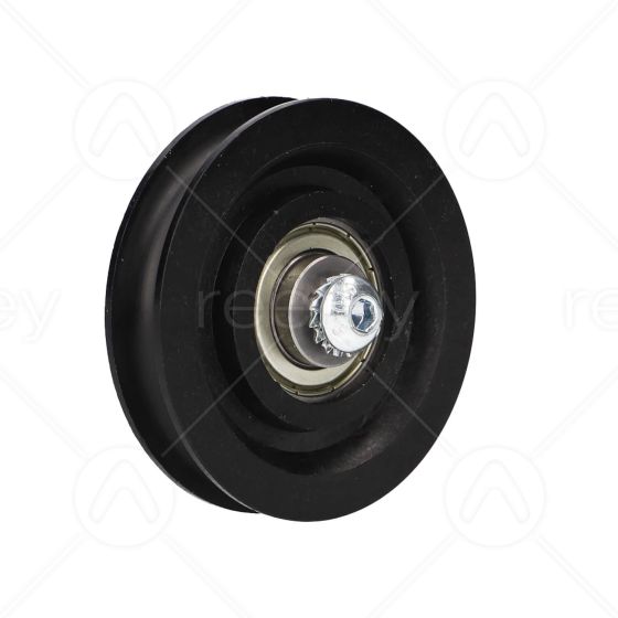 Nylon Door Hanger Roller with M8 Tapped Insert (Curved Track)