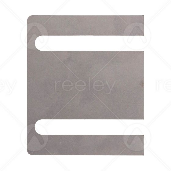 1mm Side Loading Mild Steel Packer (60mm Slot Centres)