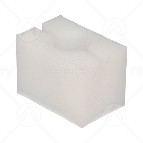 60mm Long Polyethylene Ram Head Guide Shoe Liner to Suit 5mm Guide Rail