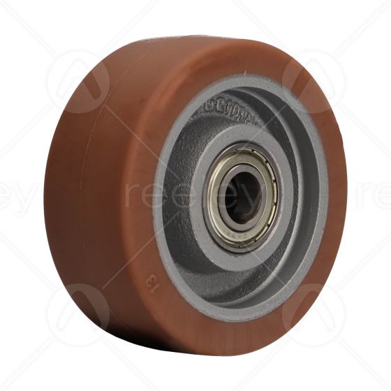 Polyurethane Guide Roller (100mm OD) with Cast Iron Core