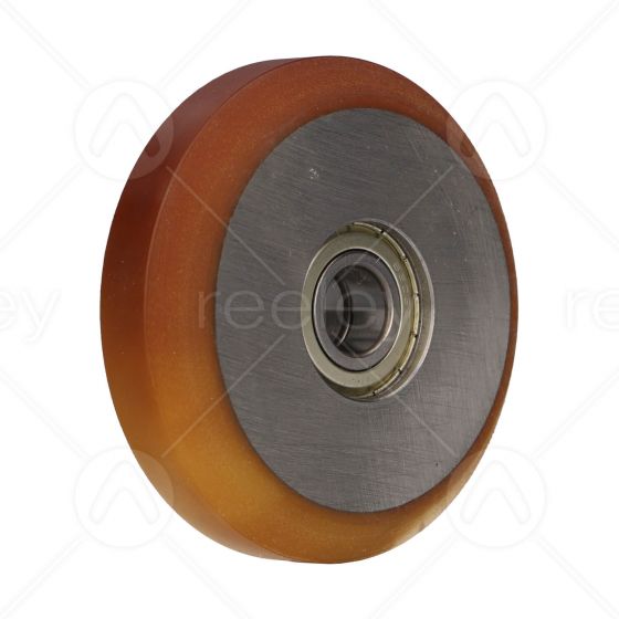 Vulkollan® Guide Roller (100mm OD) VU 93° with Steel Core