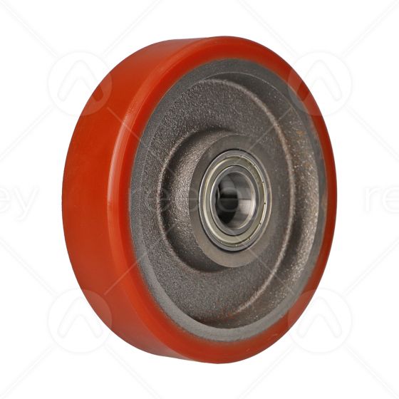 Polyurethane Guide Roller (150mm OD) with Cast Iron Core