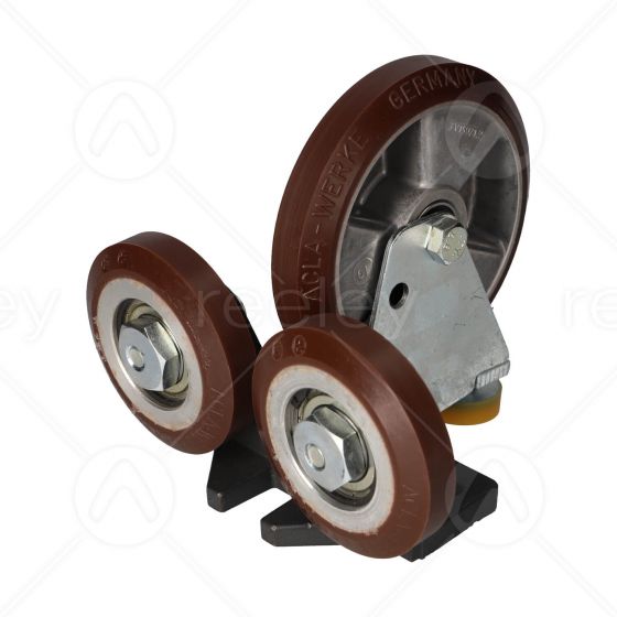 Guide Roller Assembly R3 (2 Side Rollers 100x25, 1 Face Roller 150x30)