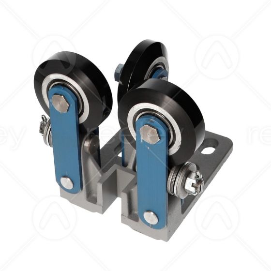 Guide Roller Assembly Model 377 (2 Side Rollers 83x26, 1 Face Roller 83x26)